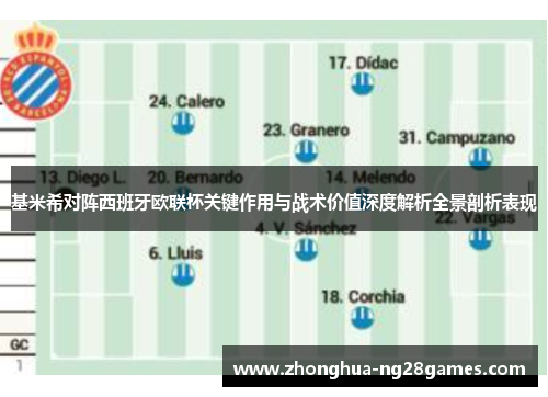 基米希对阵西班牙欧联杯关键作用与战术价值深度解析全景剖析表现